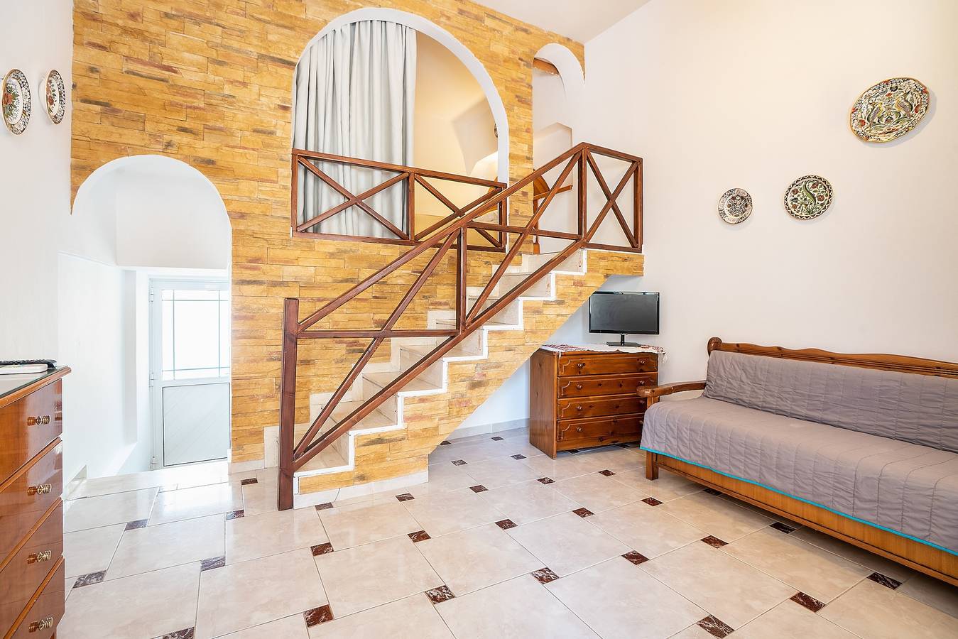 Holiday Home 'Olympus Tilos Apt Double A2 ' with Mountain View, Wi-Fi and Air Conditioning in Rhodes