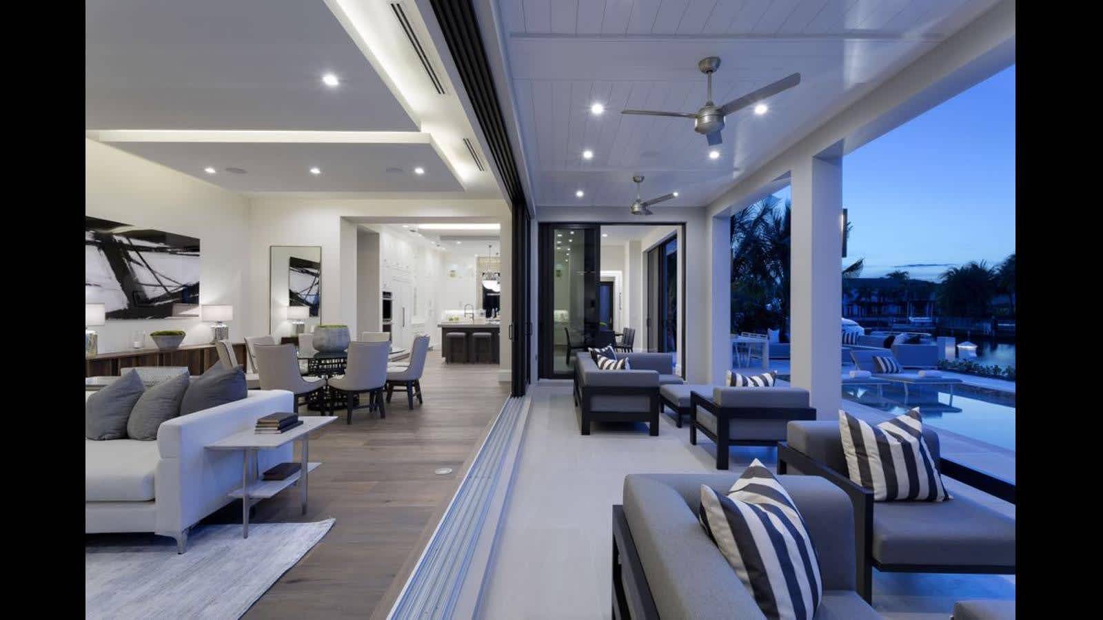 Waterfront Luxury Estate with Private Dock Lighthouse Point in Lighthouse Point, Broward County