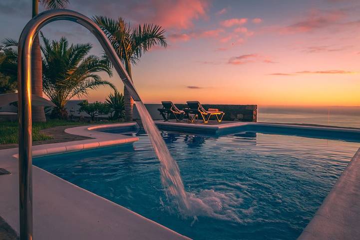 Finca für 2 Personen, mit Terrasse und Garten sowie Whirlpool und Sauna in Tijarafe - 4