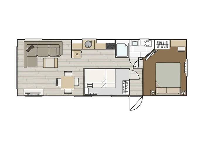 Ferienhaus für 4 Personen, mit Terrasse und Ausblick, mit Haustier in Süderstapel - 2