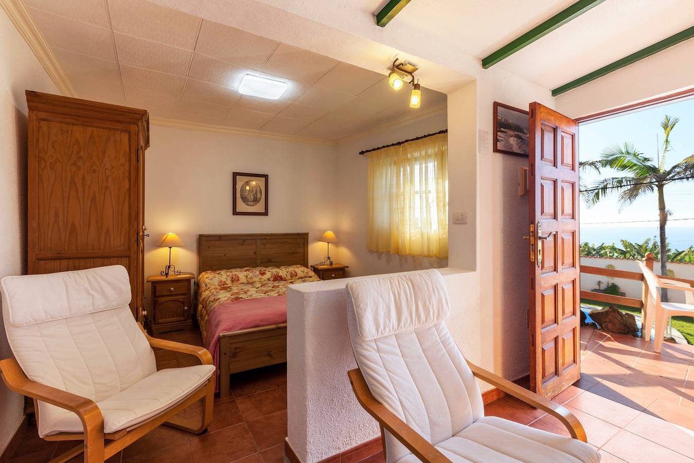 Ganzes Studio, Ferienstudio „Casa Victor – Apartment Jorge“ mit Meerblick, Gemeinschaftspool und Wlan in La Orotava, Teneriffa Nord