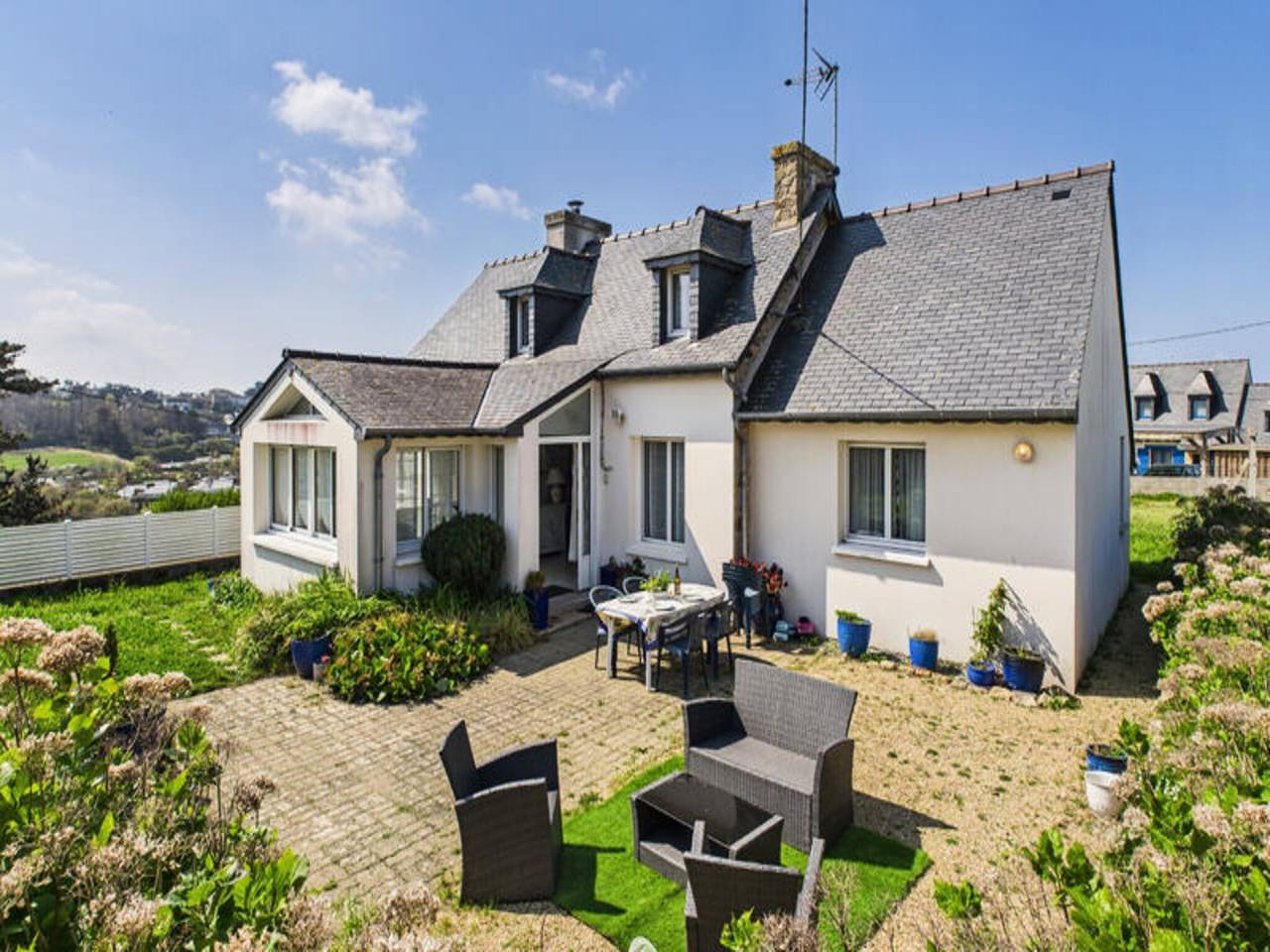 Ganze Wohnung, Haus in Trévou-Tréguignec am Strand von Trestel in Trévou-Tréguignec, Rosa Granitküste
