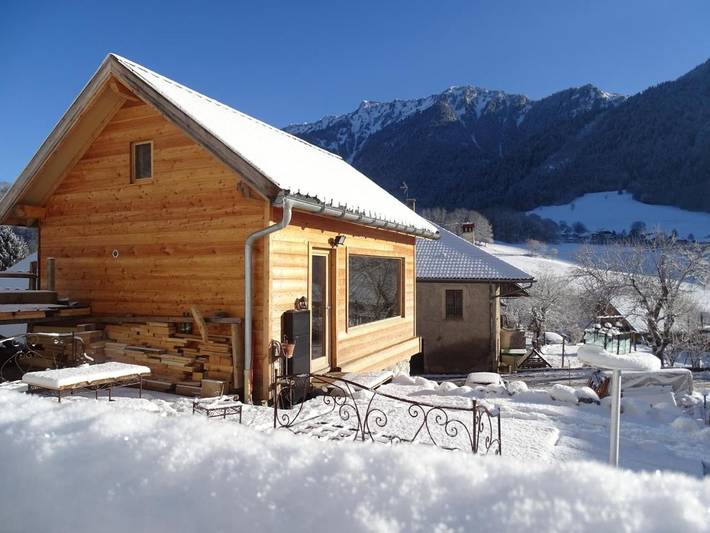 Chalet pour 4 personnes, avec jardin et vue