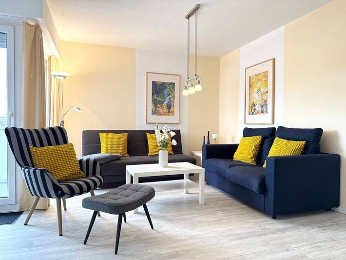 Ferienwohnung für 4 Personen, mit Balkon und Sauna