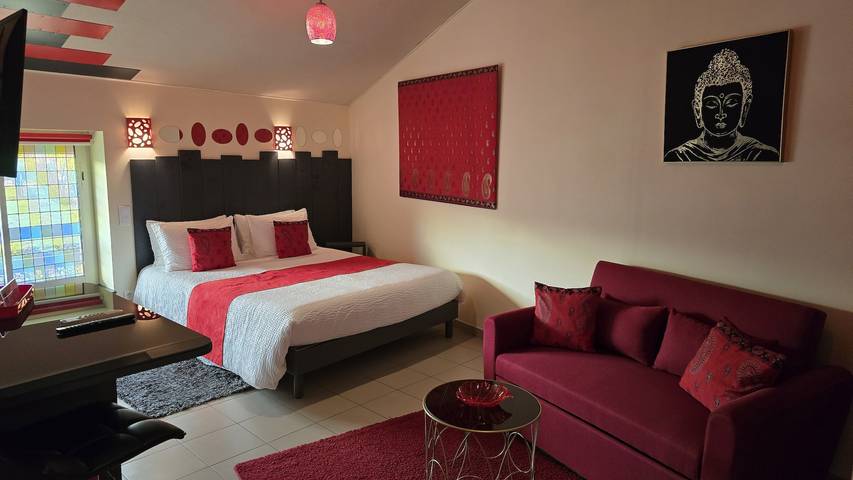 Location de vacances pour 3 personnes, avec jardin à Druillat