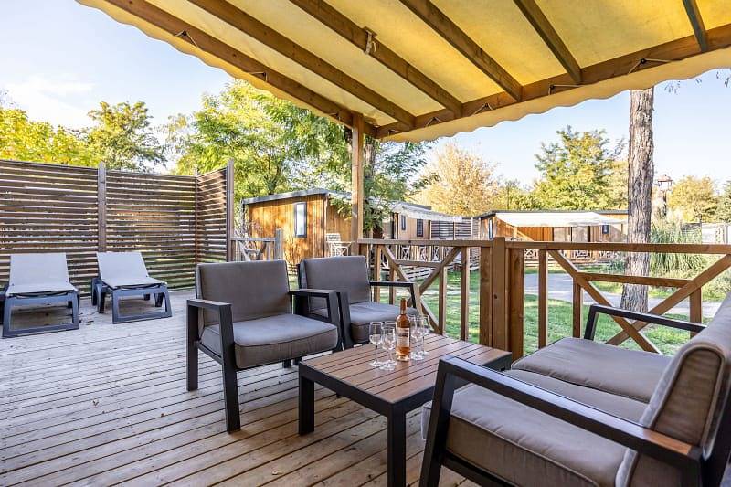 Rcn la Bastide en Ardèche — Mobil home Passiflore in Sampzon, Ardèche