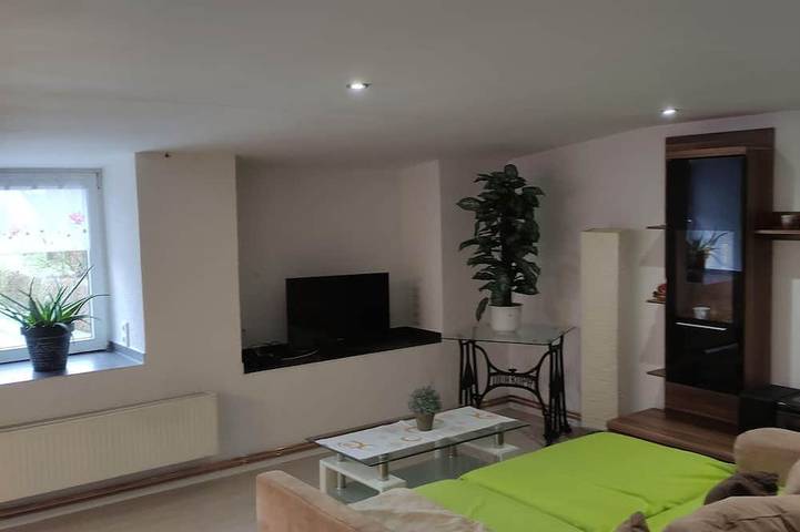 Ferienwohnung für 2 Personen, mit Garten am Störmthaler See