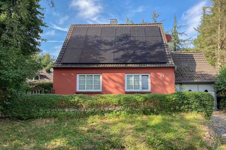 Ferienhaus für 4 Personen, mit Terrasse und Garten sowie Ausblick in Schobüll