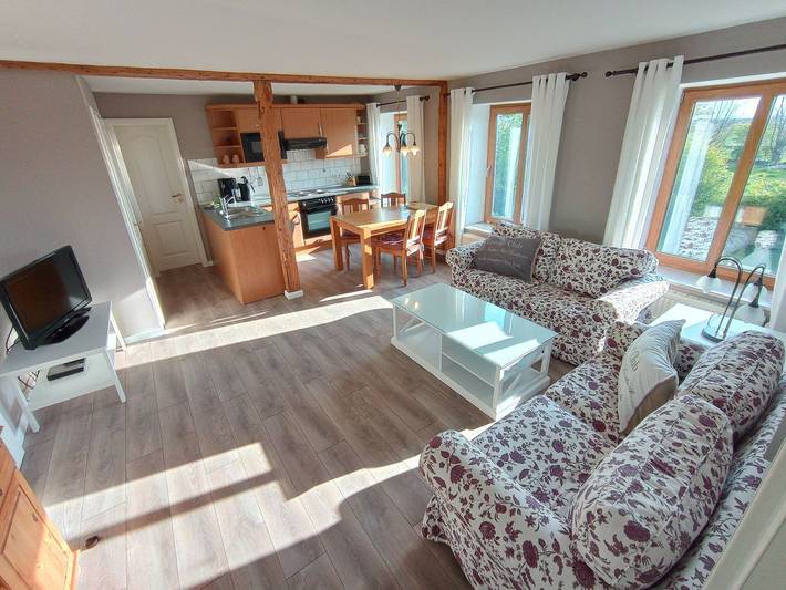 Ferienwohnung für 4 Personen, mit Garten und Ausblick, mit Haustier in Sahrensdorf - 3