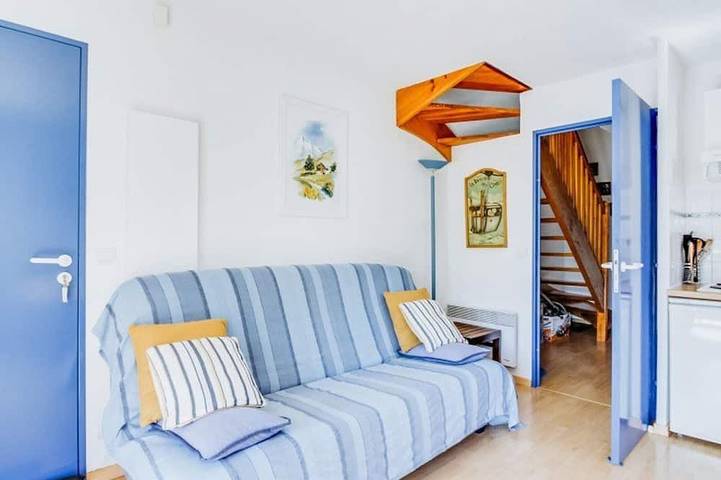 Ganze Wohnung, Duplex T3 mit Balkon, 2 Zi, 6 Pers, Parkplatz in Esquièze-Sère, Nationalpark Pyrenäen