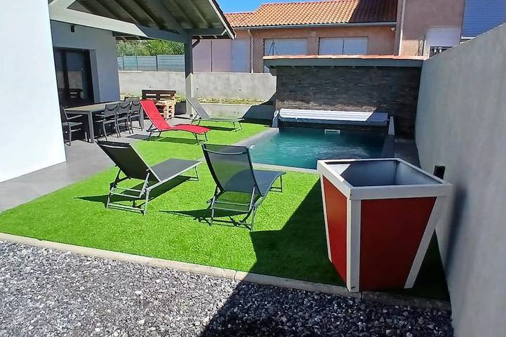 Maison de vacances pour 10 personnes, avec terrasse