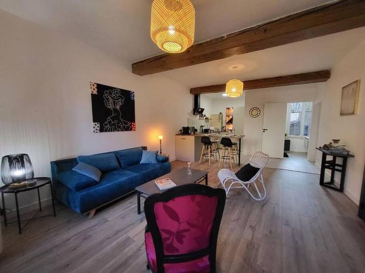 Gîte pour 4 personnes, avec vue dans Gare De Vienne