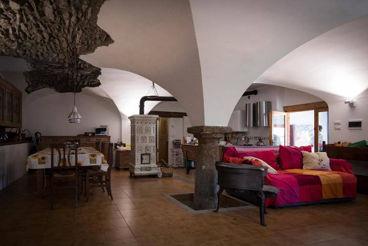 Gîte pour 12 personnes, avec vue et jardin, animaux acceptés à Pragela - 4