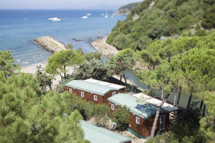 Camping per 4 persone, con Terrazza e Giardino a Castiglione della Pescaia