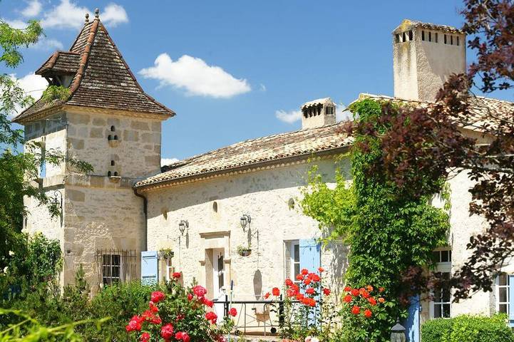 Maison de vacances pour 10 personnes, avec jardin dans le Lot-et-Garonne