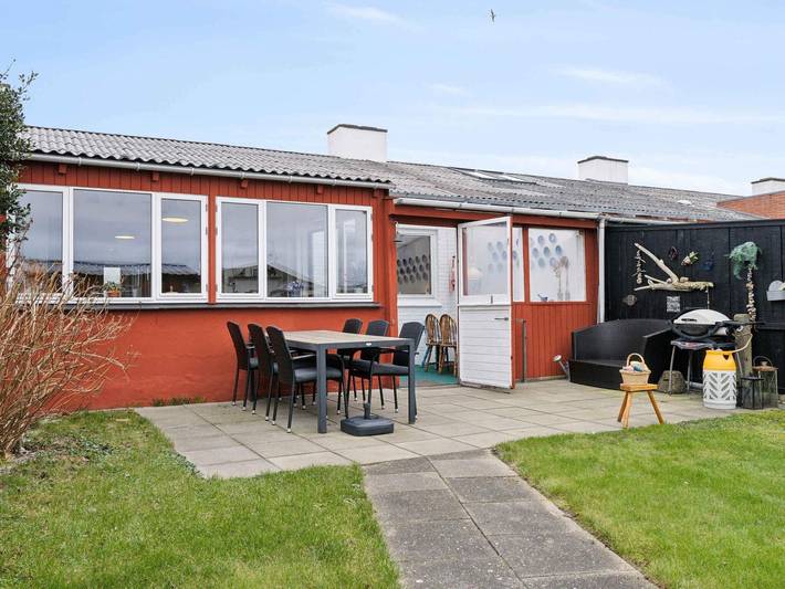 Feriehus for 5 personer, med terrasse i Skagen