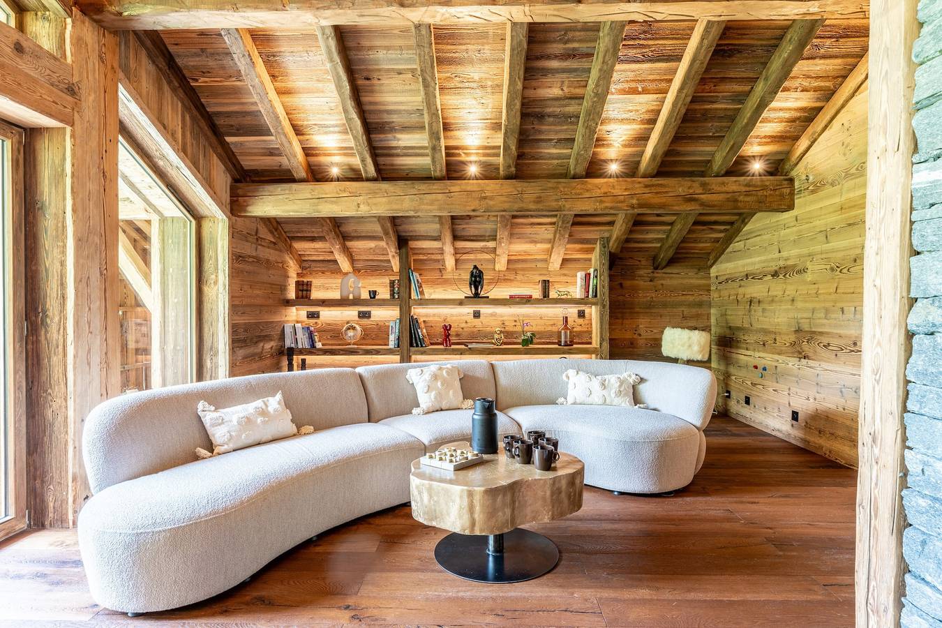 Chalet 'Gaston' avec vue sur les montagnes, Wi-Fi et climatisation in Champagny-en-Vanoise, Parc National de la Vanoise