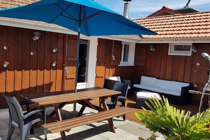 Ferienhaus für 7 Personen, mit Terrasse und Garten in Mimizan Plage