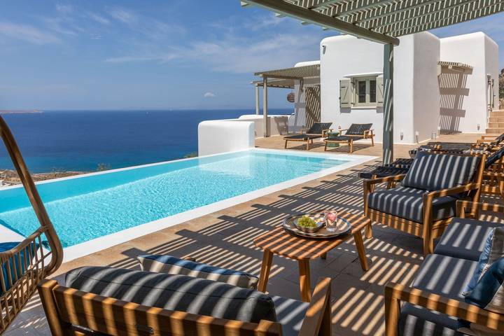 Vacation rental for 6 people, with Terrace and Yard in Mykonos
