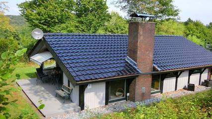 Ferienhaus für 4 Personen, mit Sauna und Terrasse sowie Garten, mit Haustier in Extertal