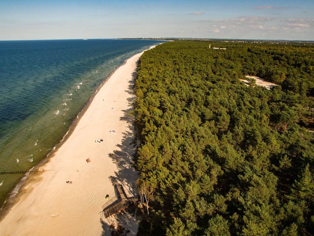 Am Strand in Dźwirzyno, Morze Bałtyckie