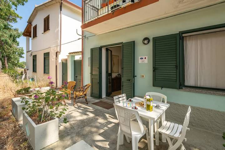 Appartement de vacances pour 5 personnes, avec jardin et vue