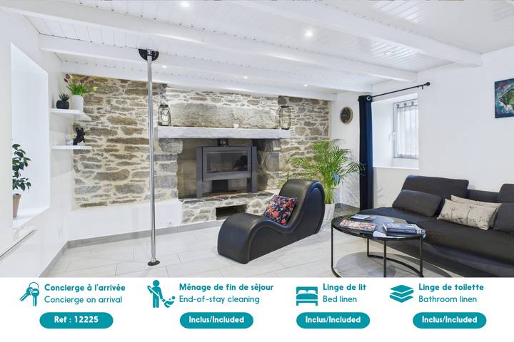 Ferienhaus mit Meerblick für 2 Personen, mit Garten und Terrasse in der Bretagne - 2