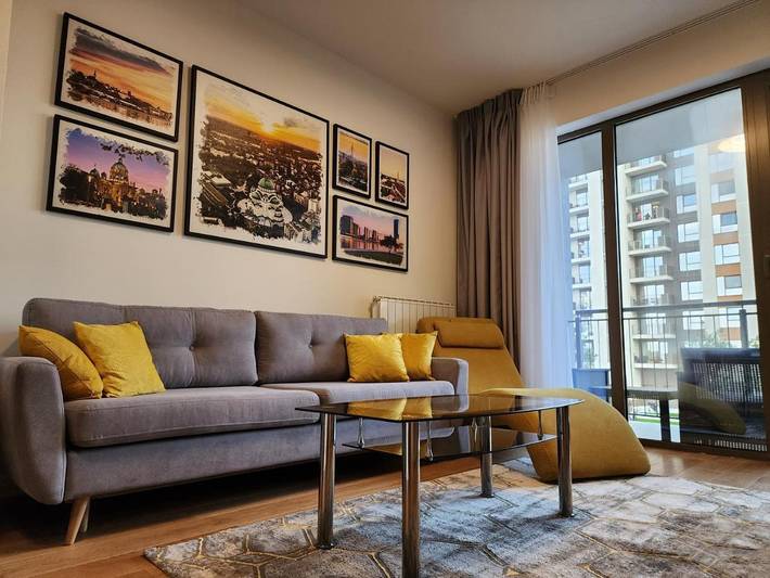 Ferienwohnung für 4 Personen, mit Balkon und Ausblick, kinderfreundlich in Belgrad