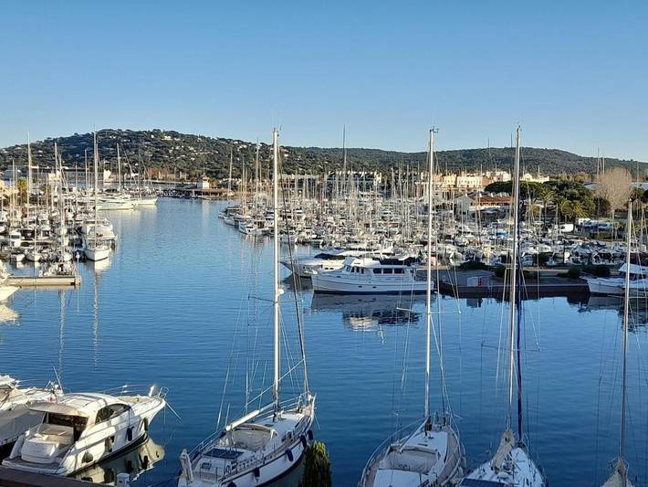 Location de vacances pour 2 personnes, avec Balcon ainsi que Piscine et Vue dans Port Cogolin
