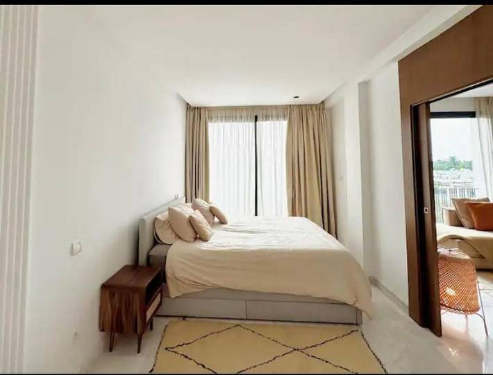 Appartement de vacances pour 3 personnes, avec piscine et balcon