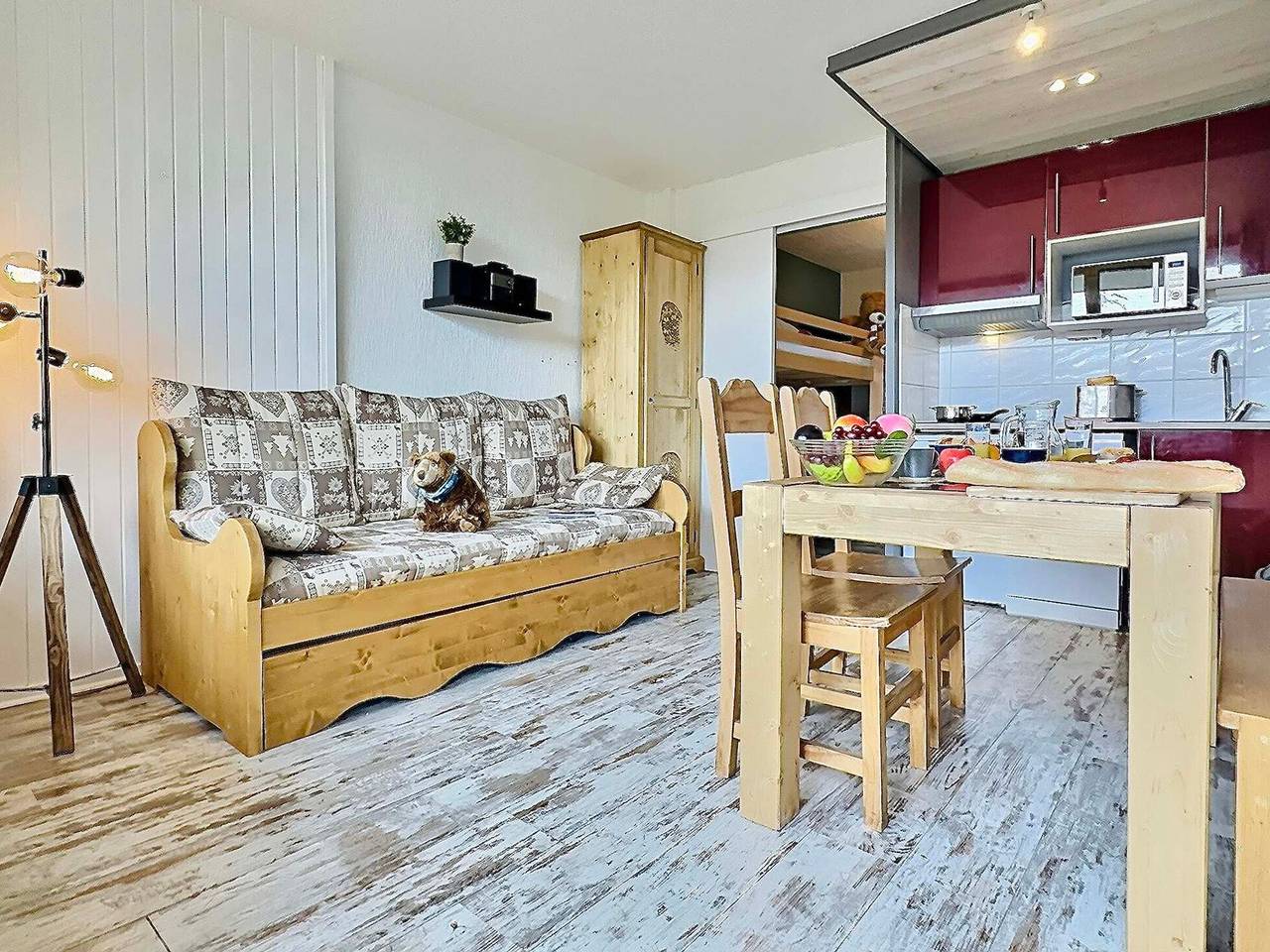 Ganzes Studio, Renoviertes Studio für 4 in Tignes, nahe Pisten und Geschäften in Tignes, Nationalpark Vanoise