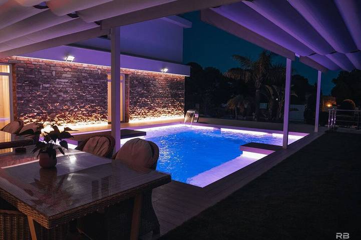 Maison de vacances pour 18 personnes, avec jardin, animaux acceptés à L'Ametlla de Mar