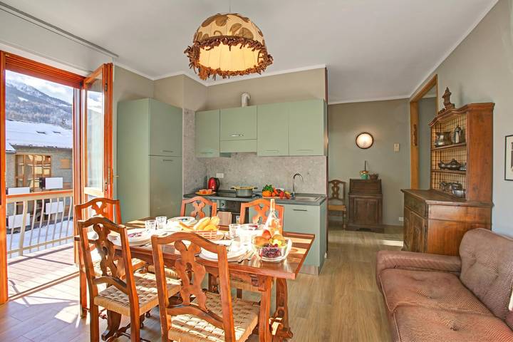 Ganze Wohnung, La Casa Di Felice with Balcony in Bardonecchia, Turin Provinz