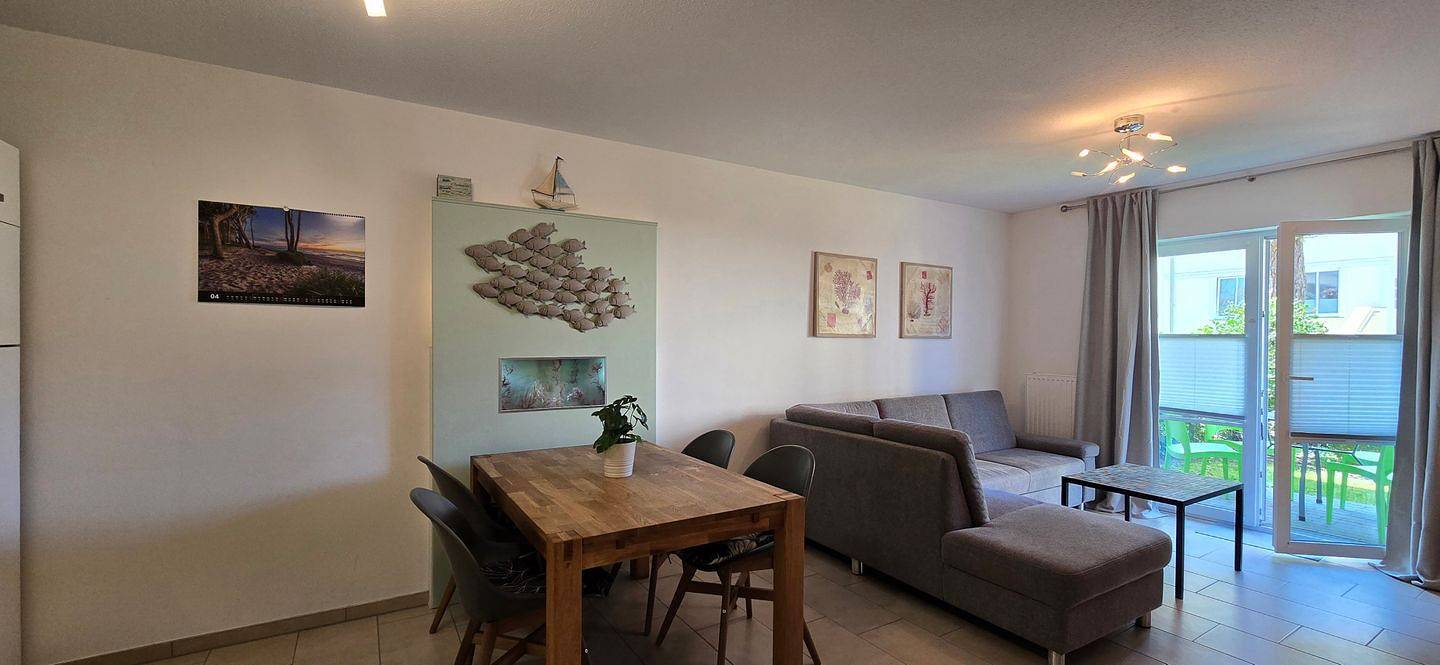 Apartamento entero, Barrierefreie 3-Zi.-Fewo (ca.67 m²) für 4 Pers. - im Eg mit Terrasse in Graal-Müritz, Rostock y sus alrededores