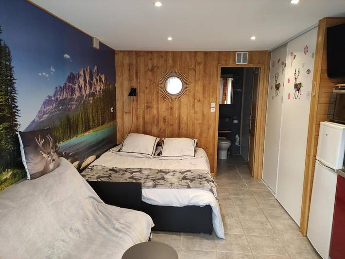Appartement de vacances pour 3 personnes, avec jardin