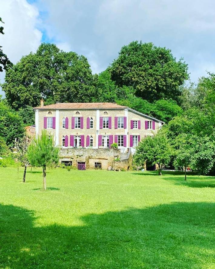 Chambre d’hôte pour 2 personnes, avec Terrasse et Jardin ainsi que Piscine et Sauna à Lugos