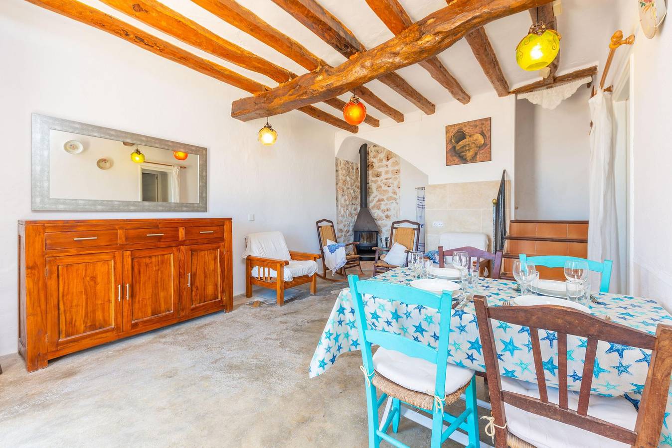 Cas Padrins - Picturesque house in front of the sea in Portopetro with free Wifi in Portopetro, Santanyí