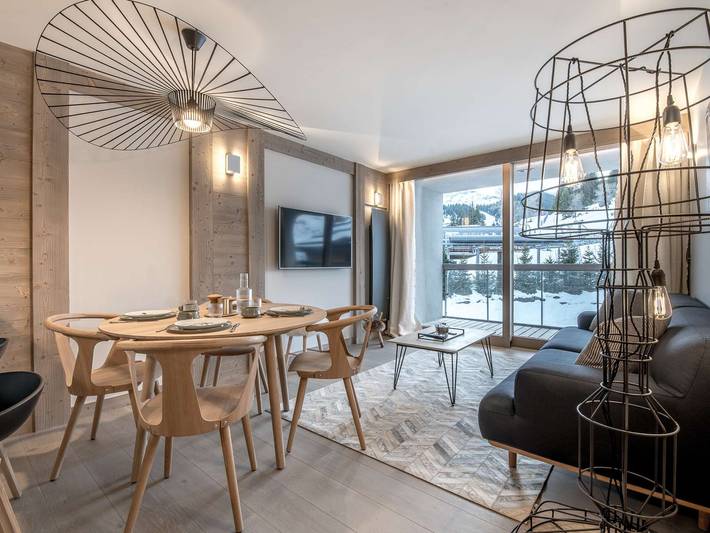 Ganze Wohnung, Courchevel 1550: Gemütliche Whg 4 Pers, Haustiere Ok, Spa Zugang in Saint-Bon-Tarentaise, Vanoise-Massiv
