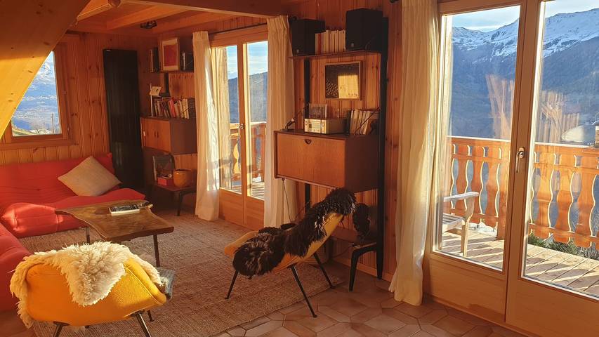 Gîte pour 8 personnes, avec jardin et sauna à Hérémence - 4