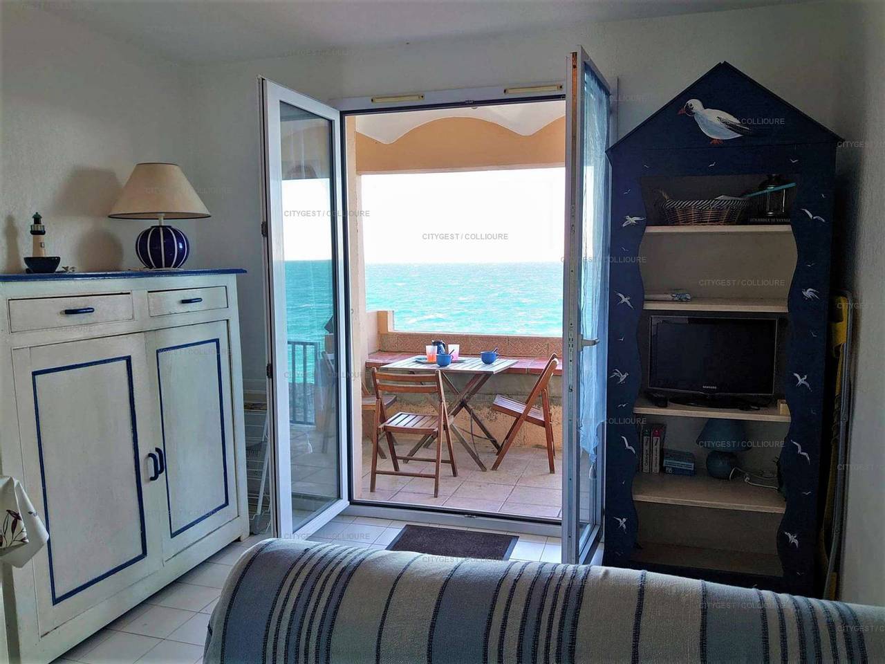 Appartamento intero, 4Rb4 - Apartment with direct beach access in La Côte Vermeille, Collioure