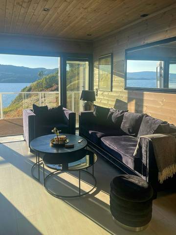 Ferienhaus für 4 Personen, mit Garten und Terrasse, kinderfreundlich am Fjord (Norwegen)