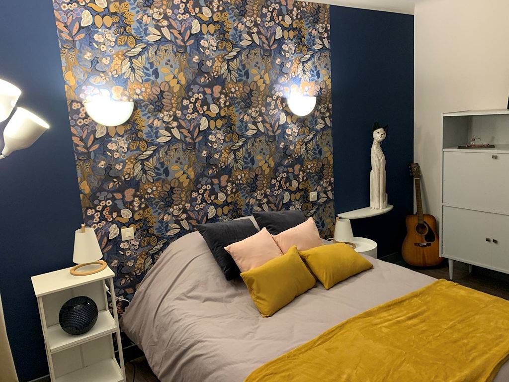 Au Mas d'Hurtes - Chambre à l'étage in Baraqueville, Massif central