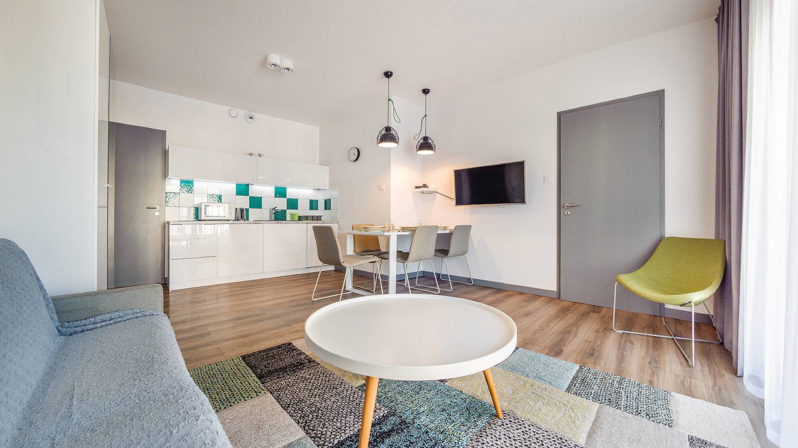 Cały apartament wypoczynkowy, Apartament wakacyjny dla 4 osób z balkon in Ustronie Morskie, Baltic Sea Pomerania
