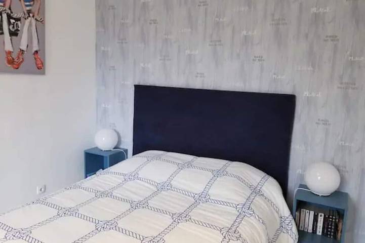 Location de vacances pour 4 personnes, avec terrasse et jardin dans Plage du Hôme - 2