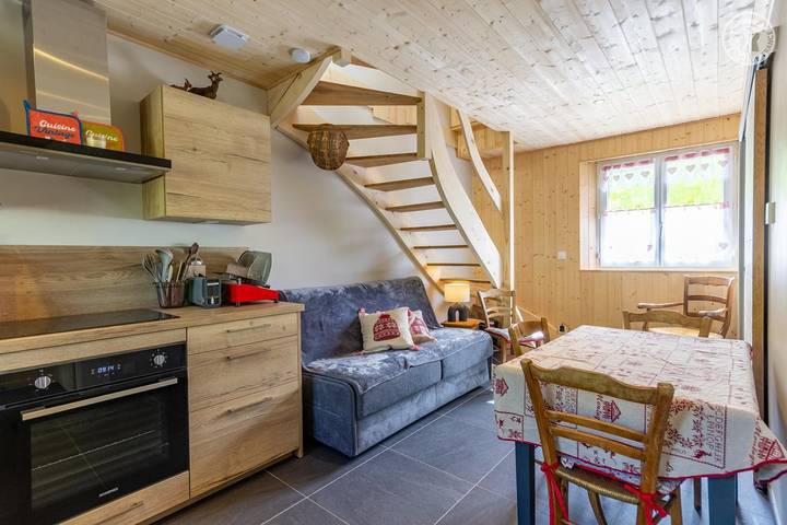 Gîte pour 4 personnes, avec terrasse à Aillon-le-Jeune