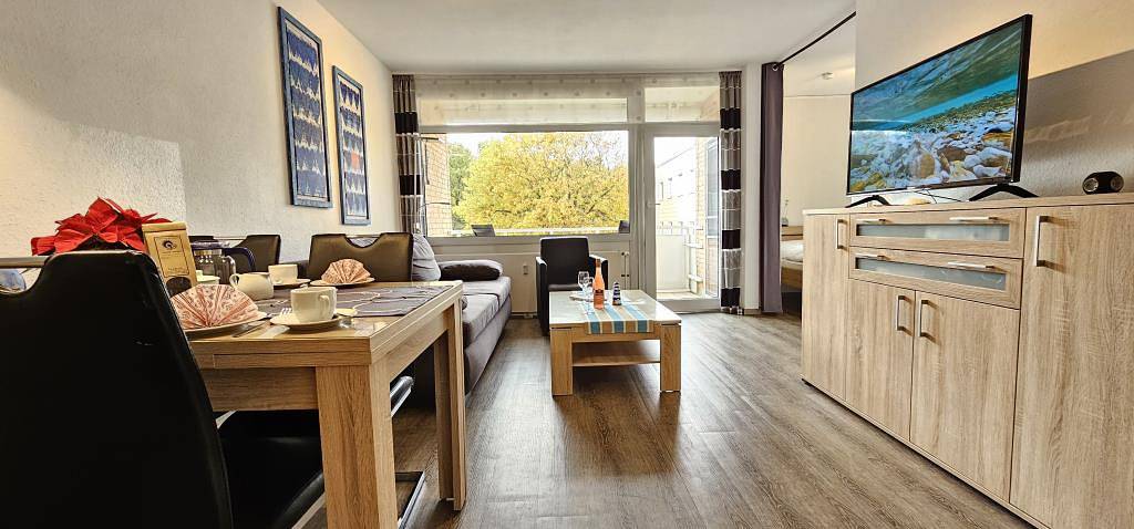 Ferienwohnung für 2 Personen, mit Balkon und Balkon/Terrasse sowie Sauna in Sahlenburg - 4