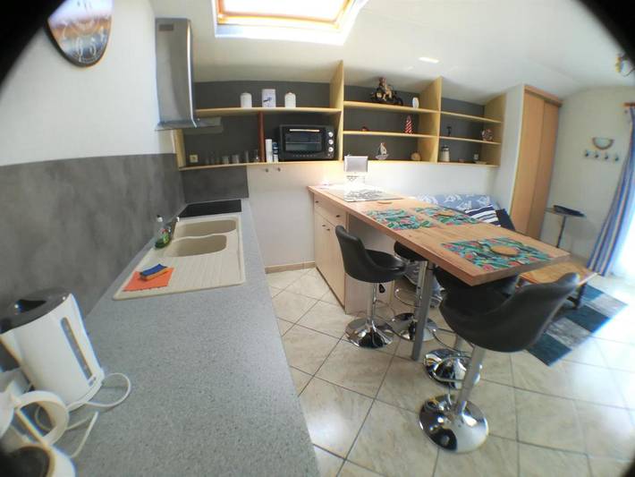 Location de vacances pour 3 personnes, avec terrasse et vue dans Plage Penvern - 4