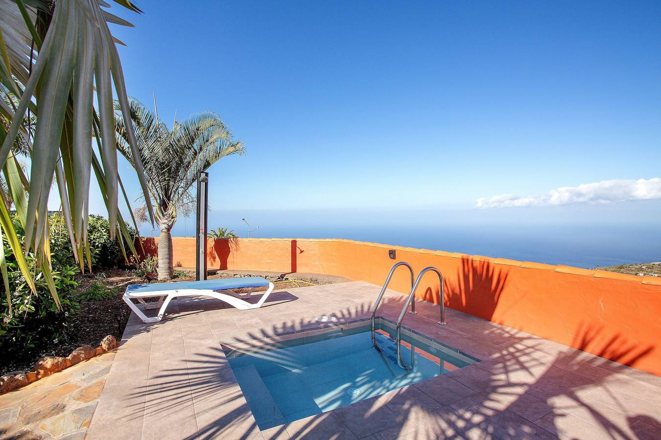Casa de vacaciones 'Casita Ariadna' con vistas al mar, terraza privada y Wi-Fi in Tijarafe, La Palma Norte