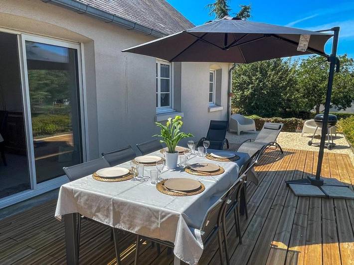 Maison de vacances pour 6 personnes, avec Terrasse et Jardin