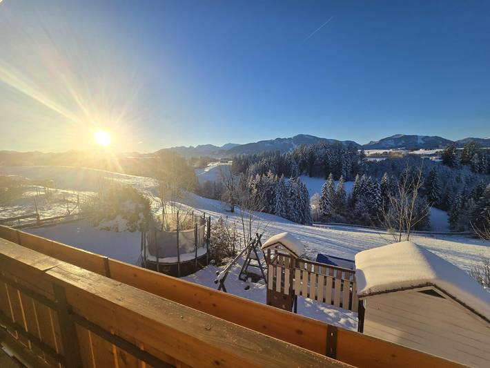 Vakantiewoning voor 6 personen, met tuin en balkon, kindvriendelijk in Oy-Mittelberg